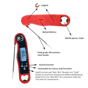 Instant Read Thermometer - The Pepper Pantry (Formerly Marie Sharp's)